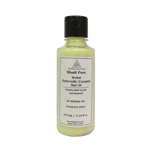 Khadi Pure Herbal Ayurvedic Coconut Hair Oil